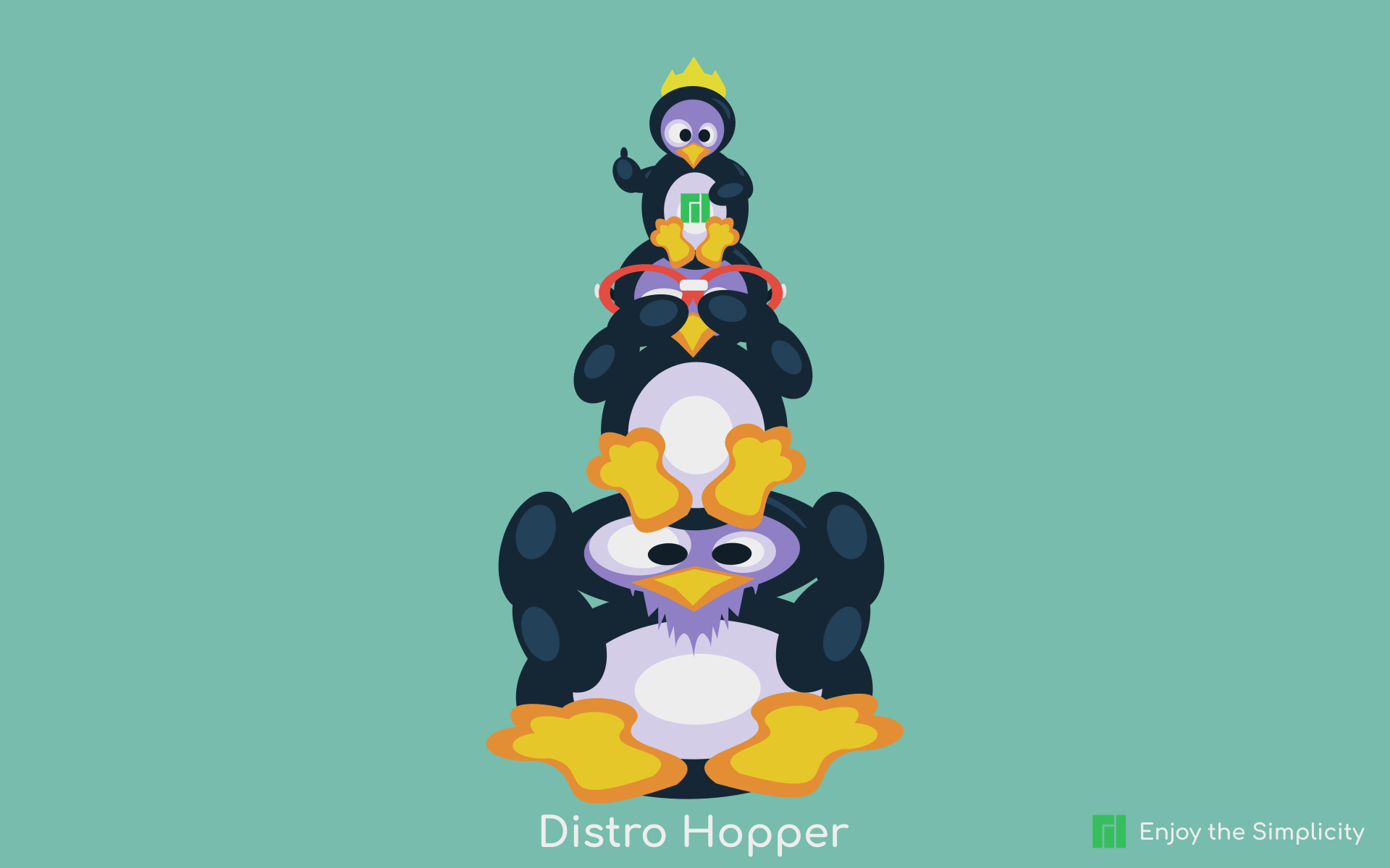 Distro Hoppers Wallpaper Linux Forum