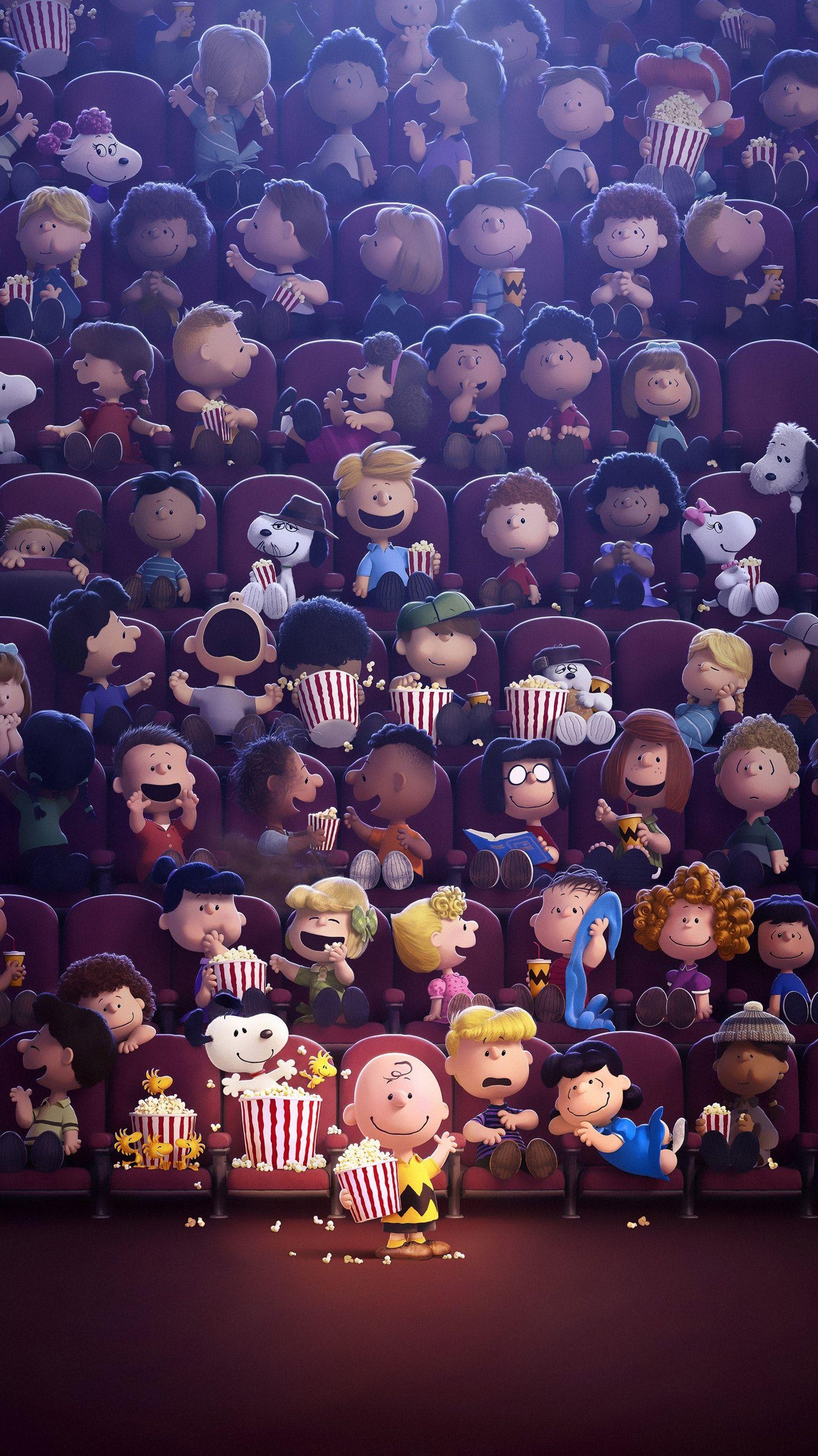 The Peanuts Movie (2015) Phone Wallpaper di 2019. disney playing