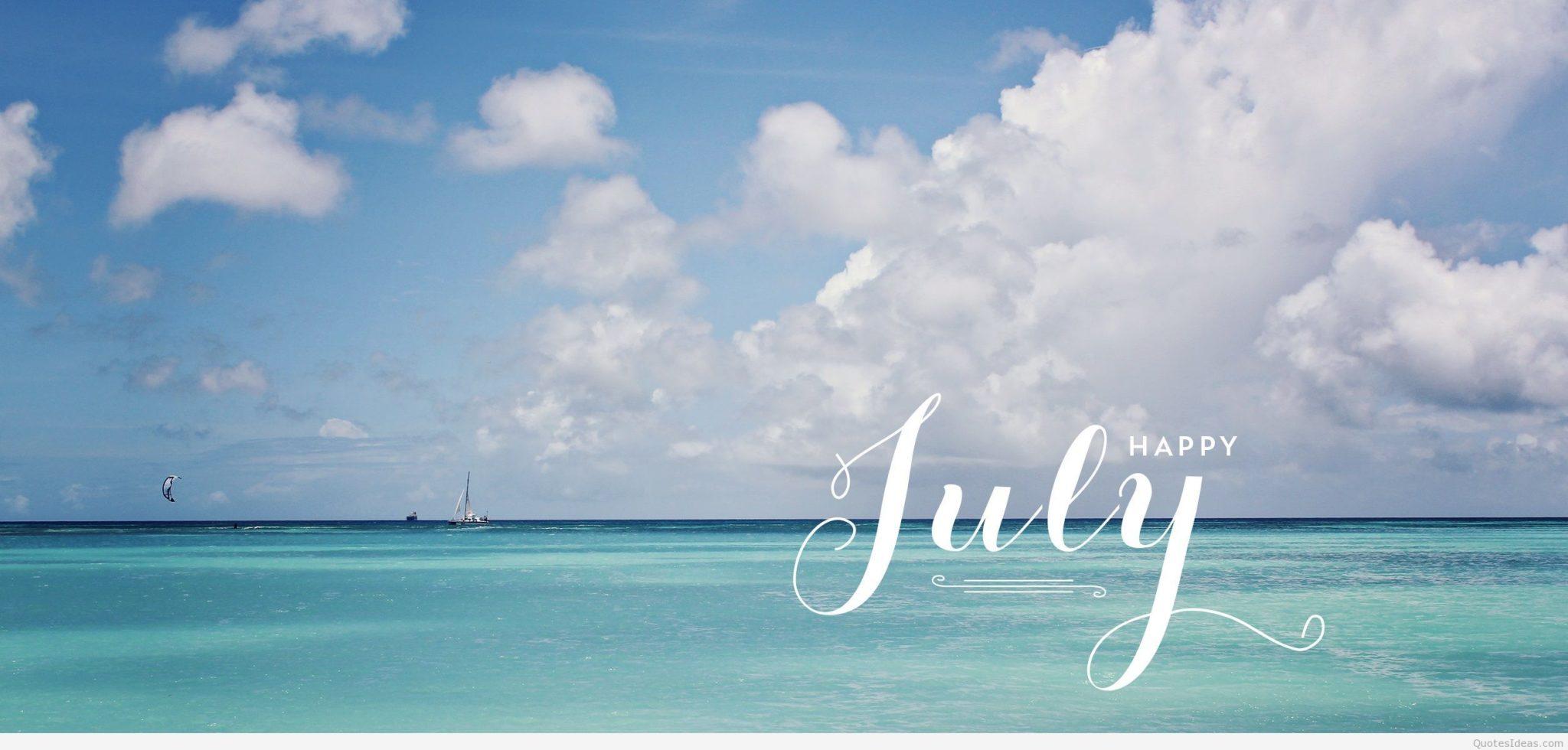 Welcome July Wallpaper