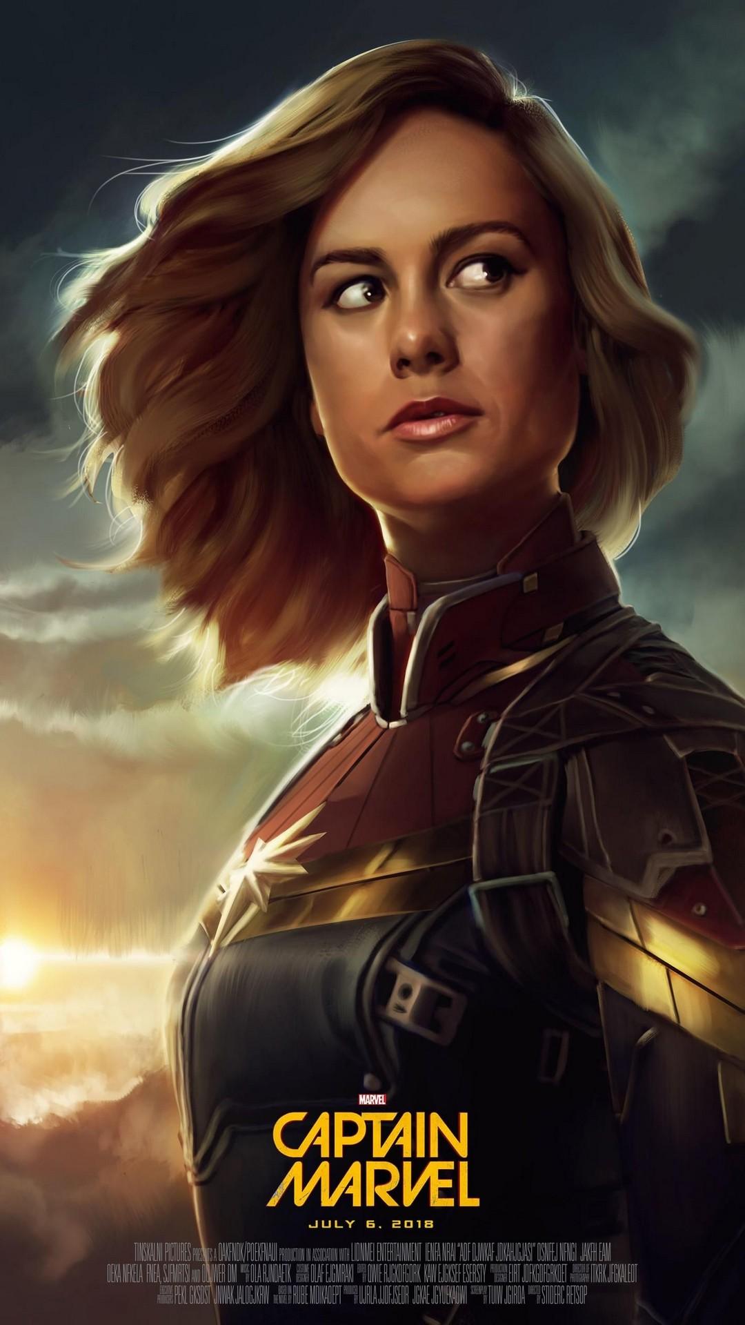 Captain Marvel Android Wallpaper Android Wallpaper