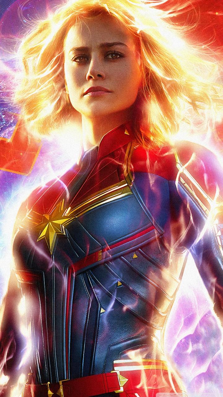 Captain Marvel 4K 5K ❤ 4K HD Desktop Wallpaper for 4K Ultra HD TV