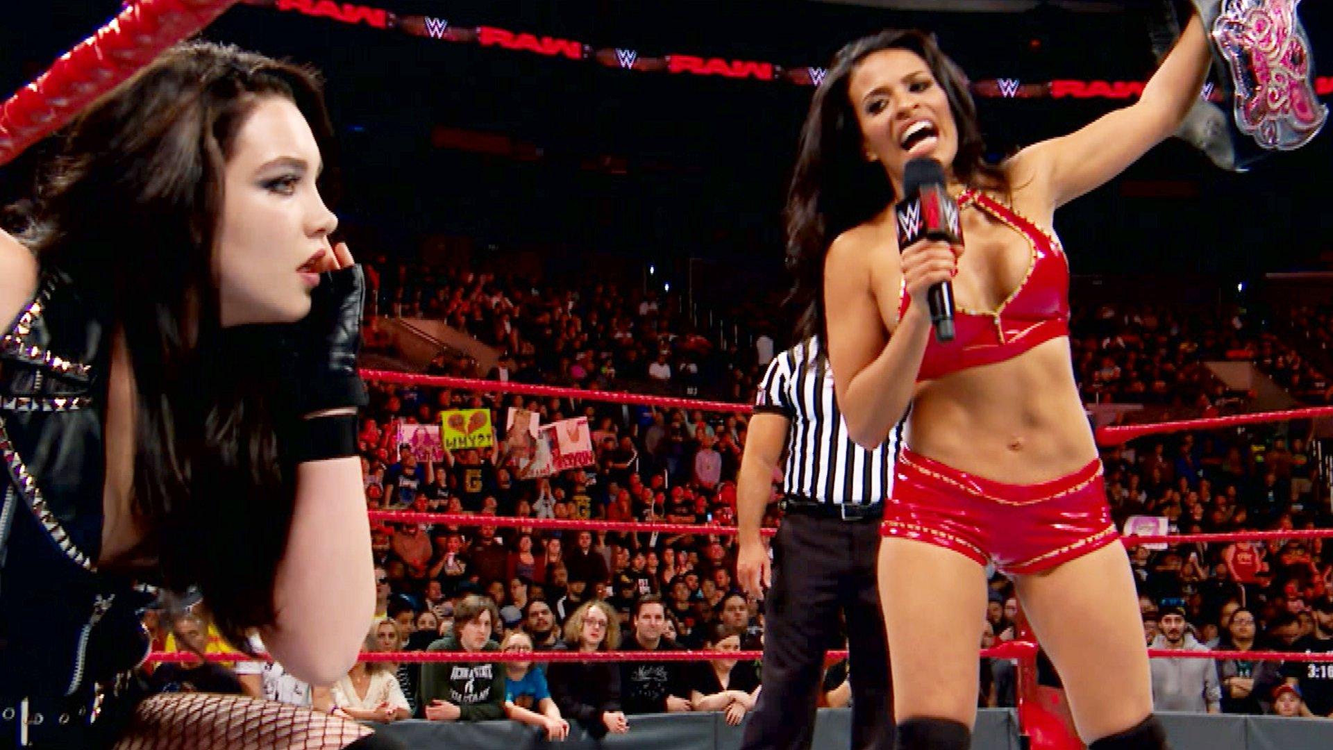 Zelina Vega shares her experience playing AJ Lee in Fighting