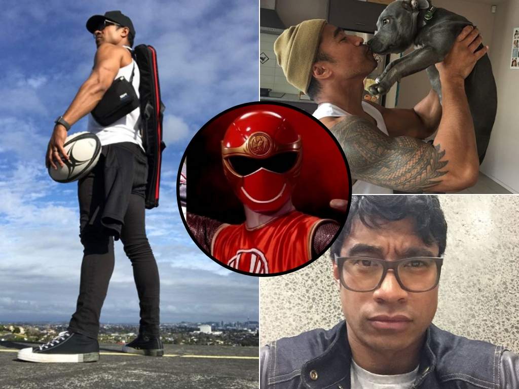 Foto 1: Así era Pua Magasiva, el intérprete del Power Ranger rojo
