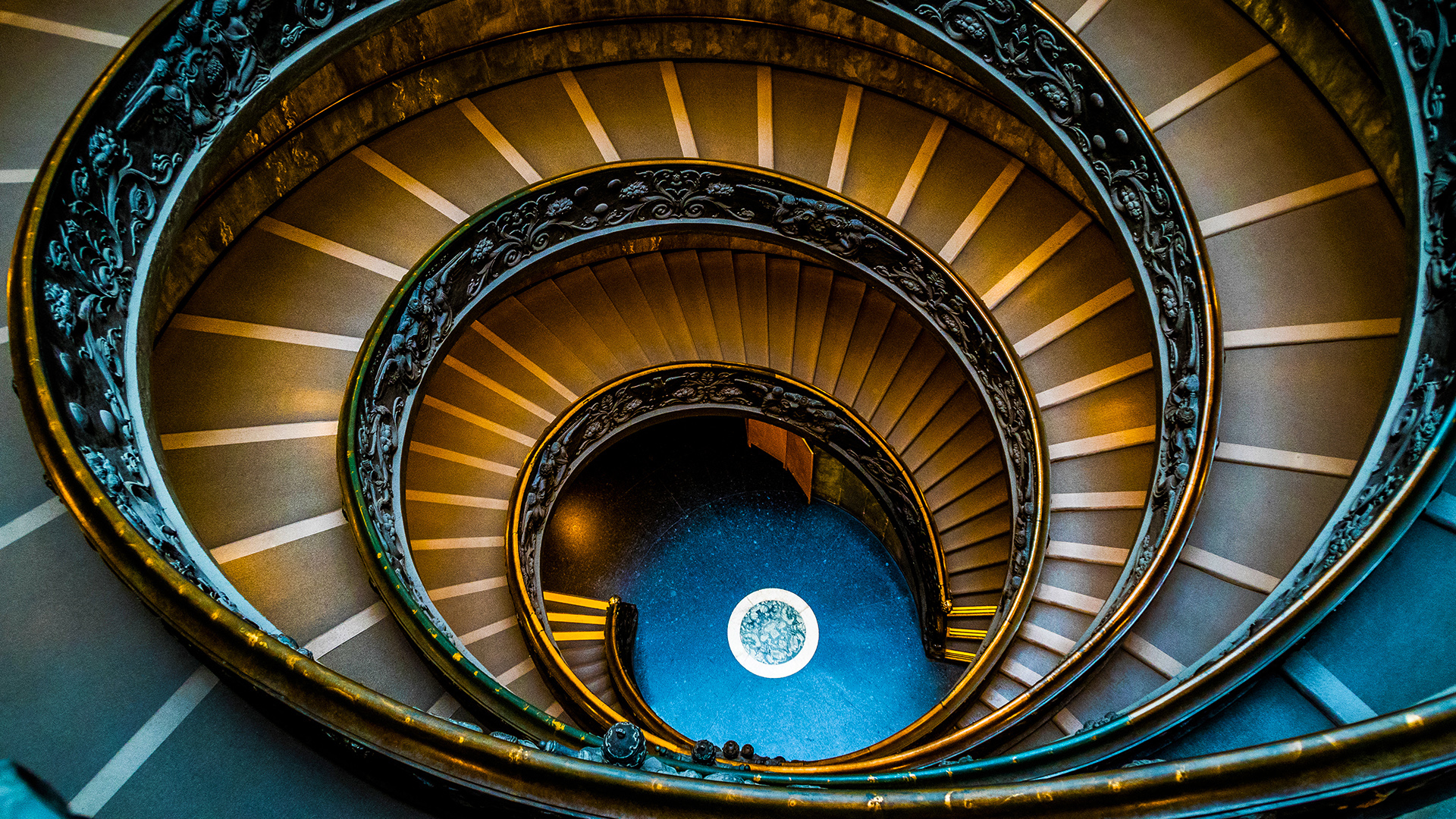 Vatican Spiral Staircase Wallpaper