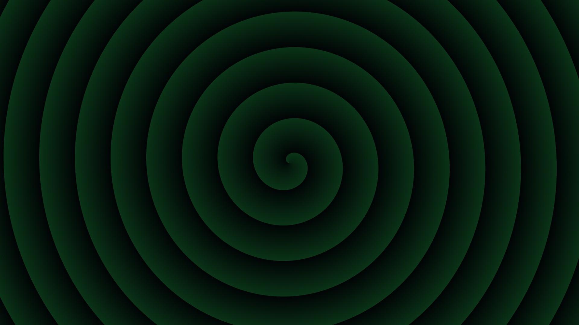 green, Spiral, Abstract Wallpaper HD / Desktop and Mobile Background