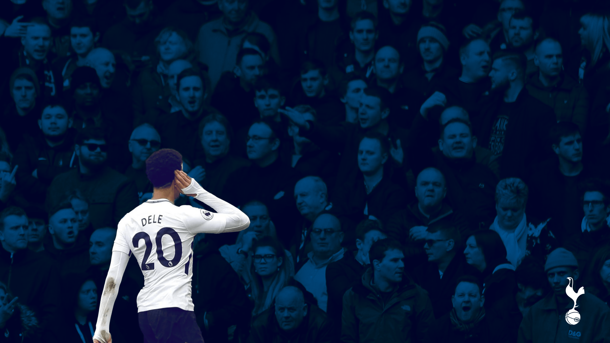New Spurs Wallpaper (REQUESTED) Dele Celebrates infront
