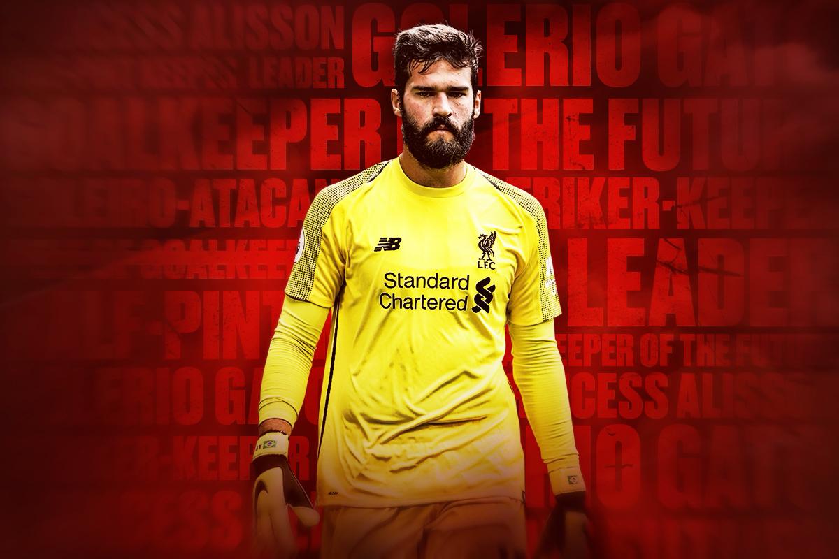 Download Alisson Becker Yellow Background Wallpaper