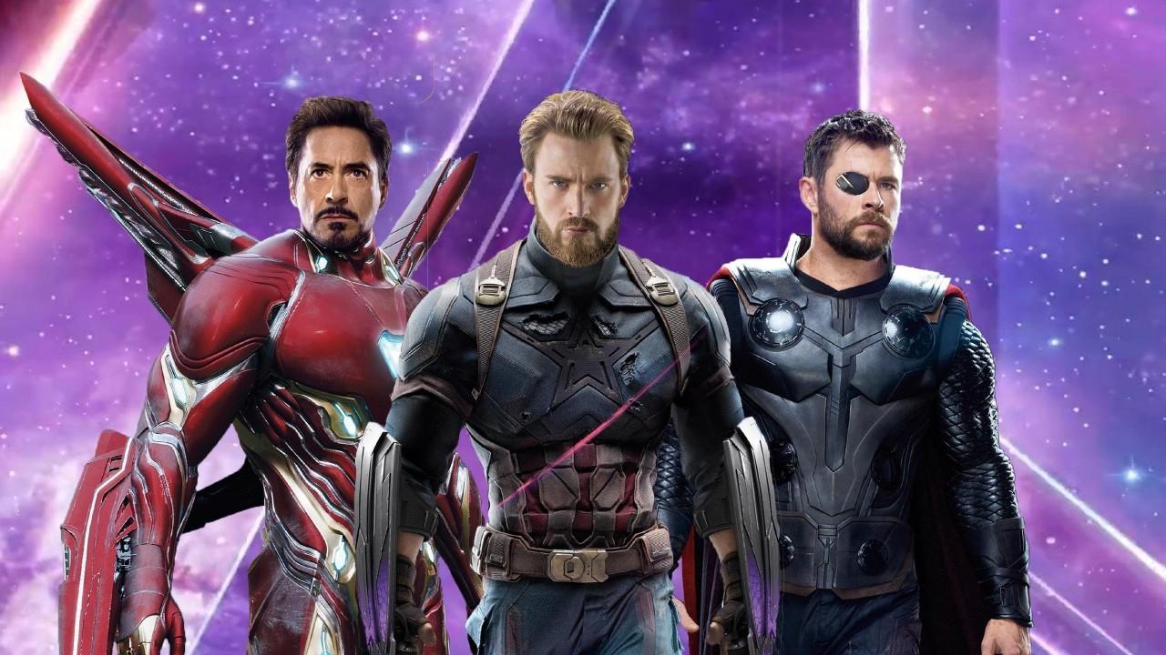 Download 1280x720 Captain America, Iron Man, Thor Wallpaper