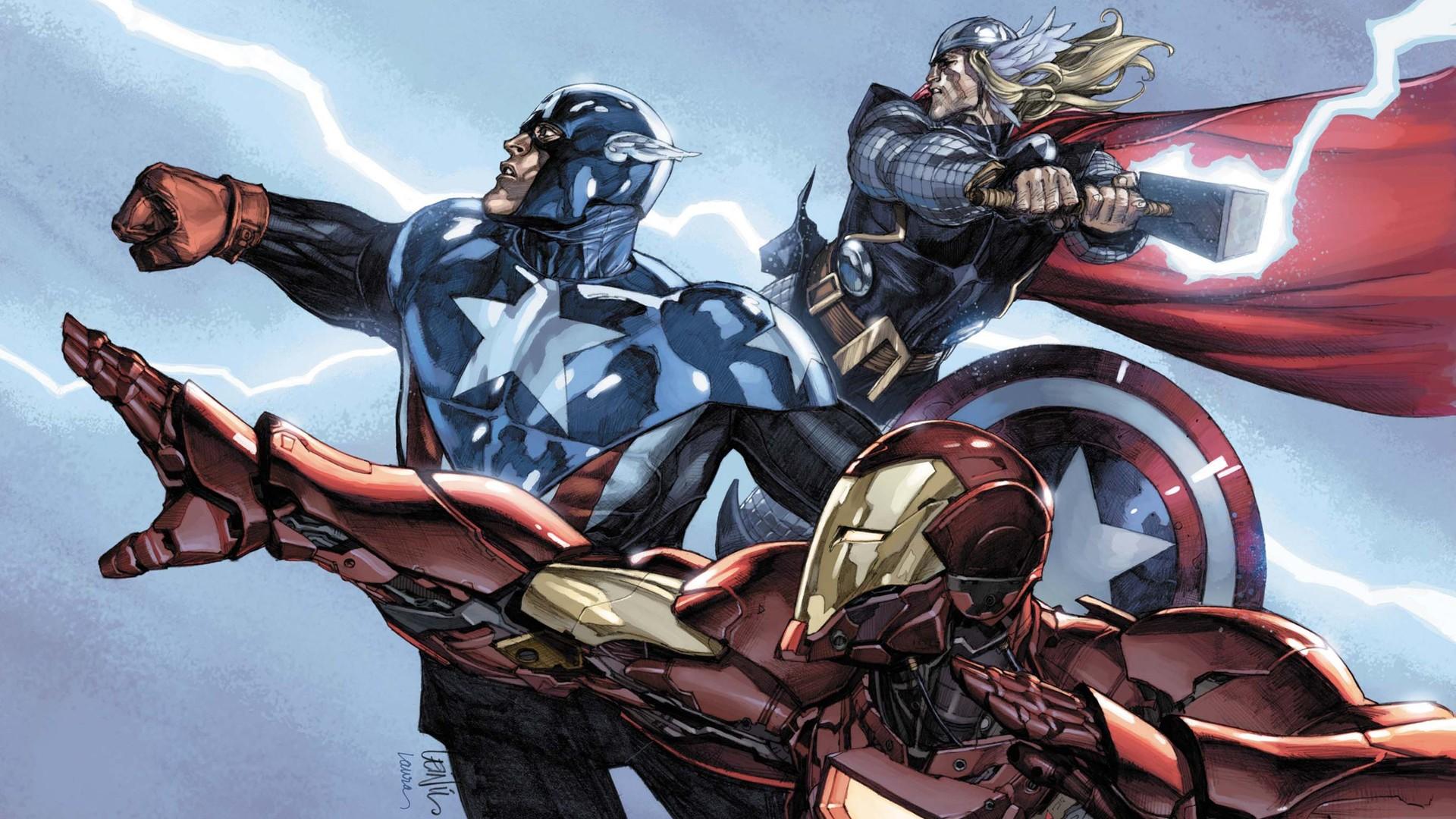 Iron Man, comics, Thor, Captain America, Marvel Comics, Avengers
