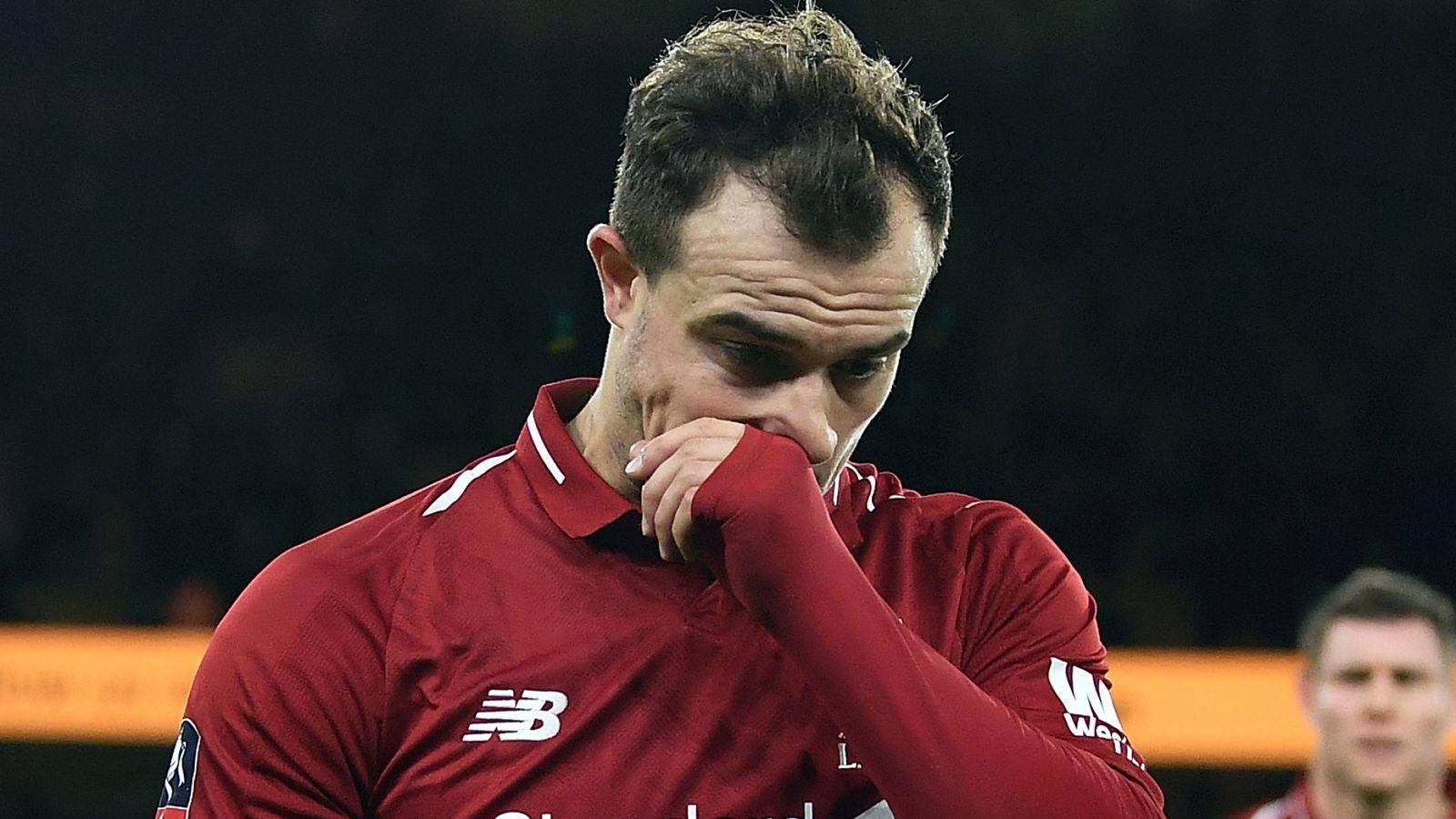 Liverpool's Xherdan Shaqiri ruled out of Switzerland's opening