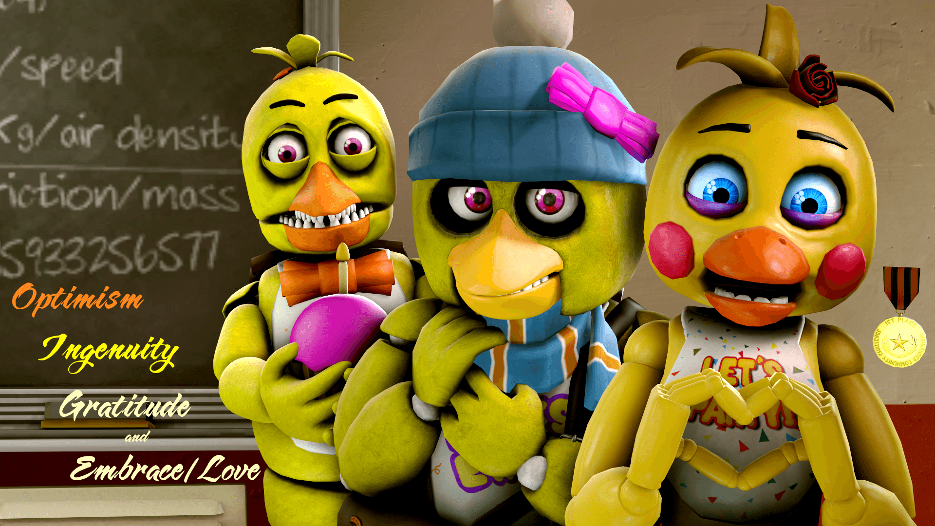 Why Are You So Shy, Boy? Chica Wallpaper By Myszka11o On