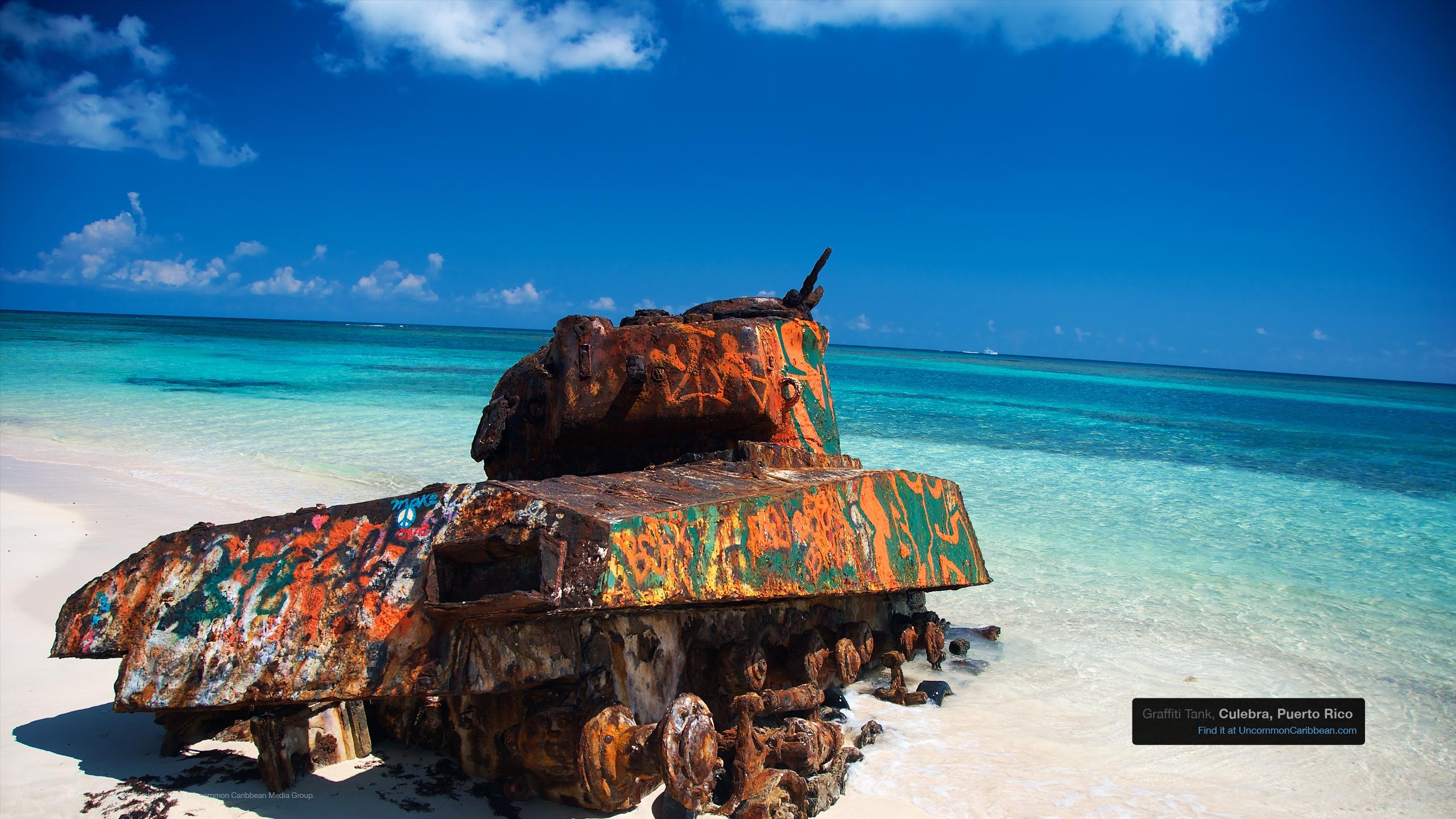 Caribbean Wallpaper Wednesday: Flamenco Beach, Culebra. Culebra