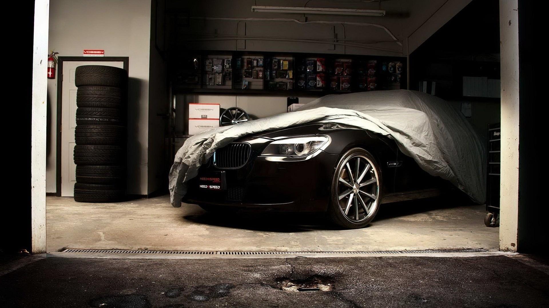 BMW, cars, garage wallpaper