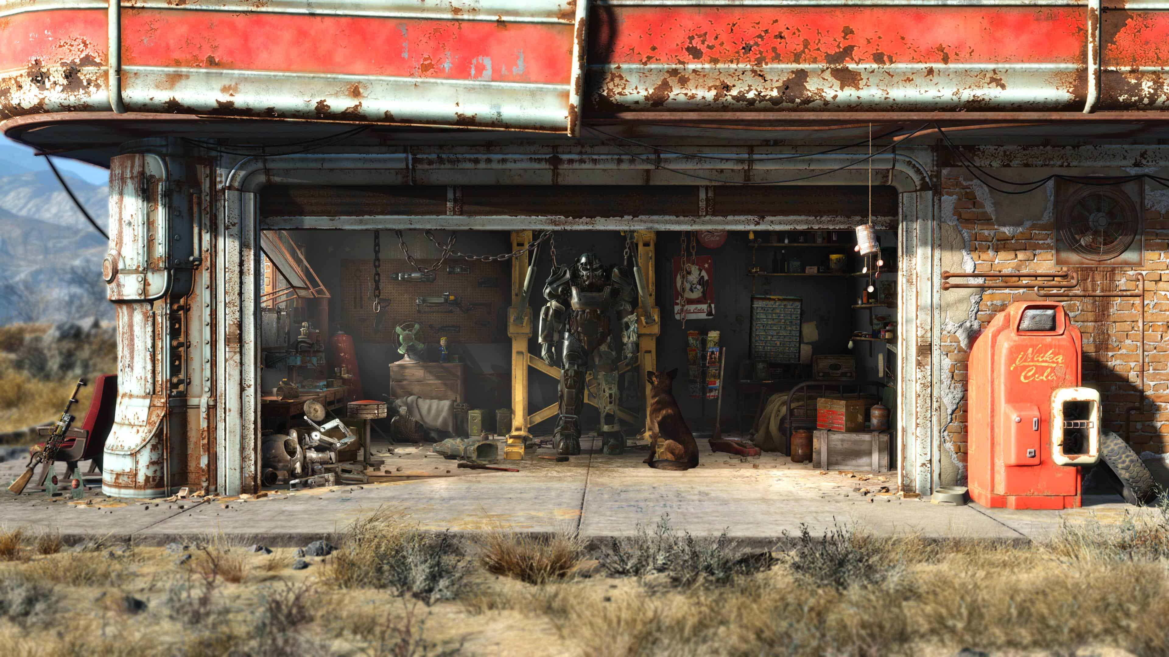 Fallout 4 Garage Wallpaper High Resolution Festival Wallpaper
