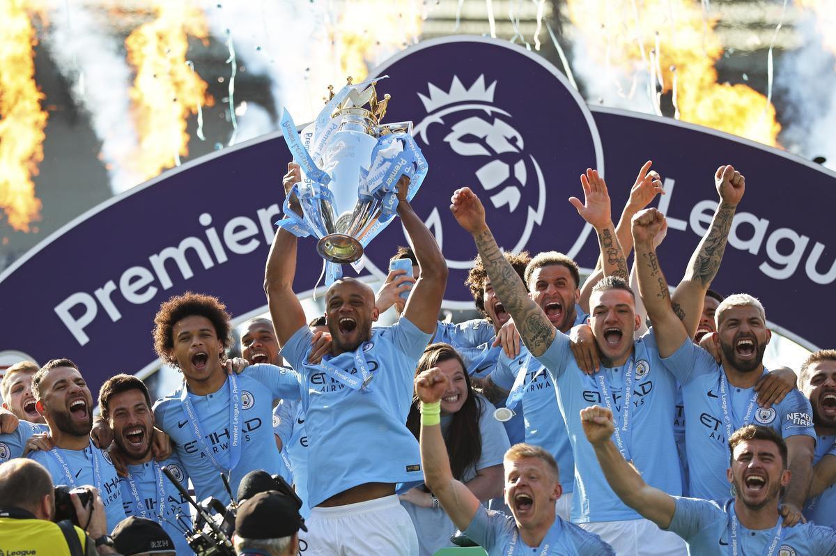 Manchester City Premier League Champions 2019 Wallpapers Wallpaper Cave