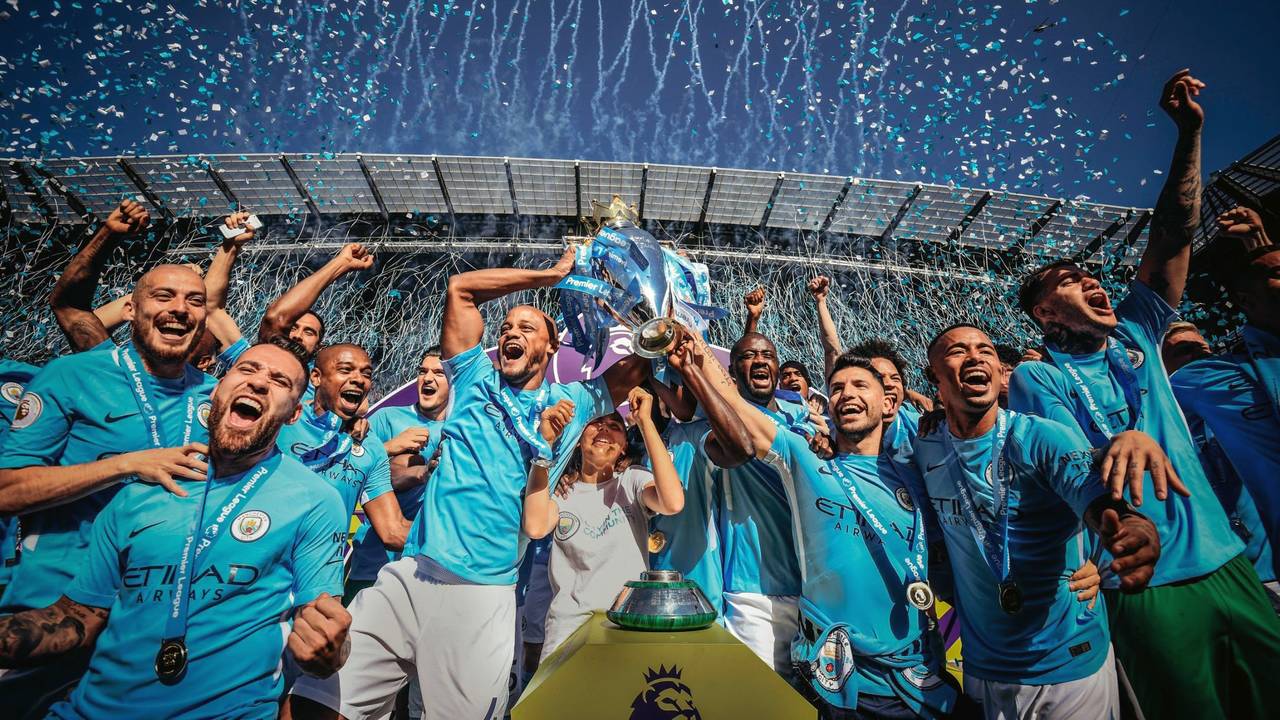 Manchester City Premier League Champions 2019 Wallpapers ...