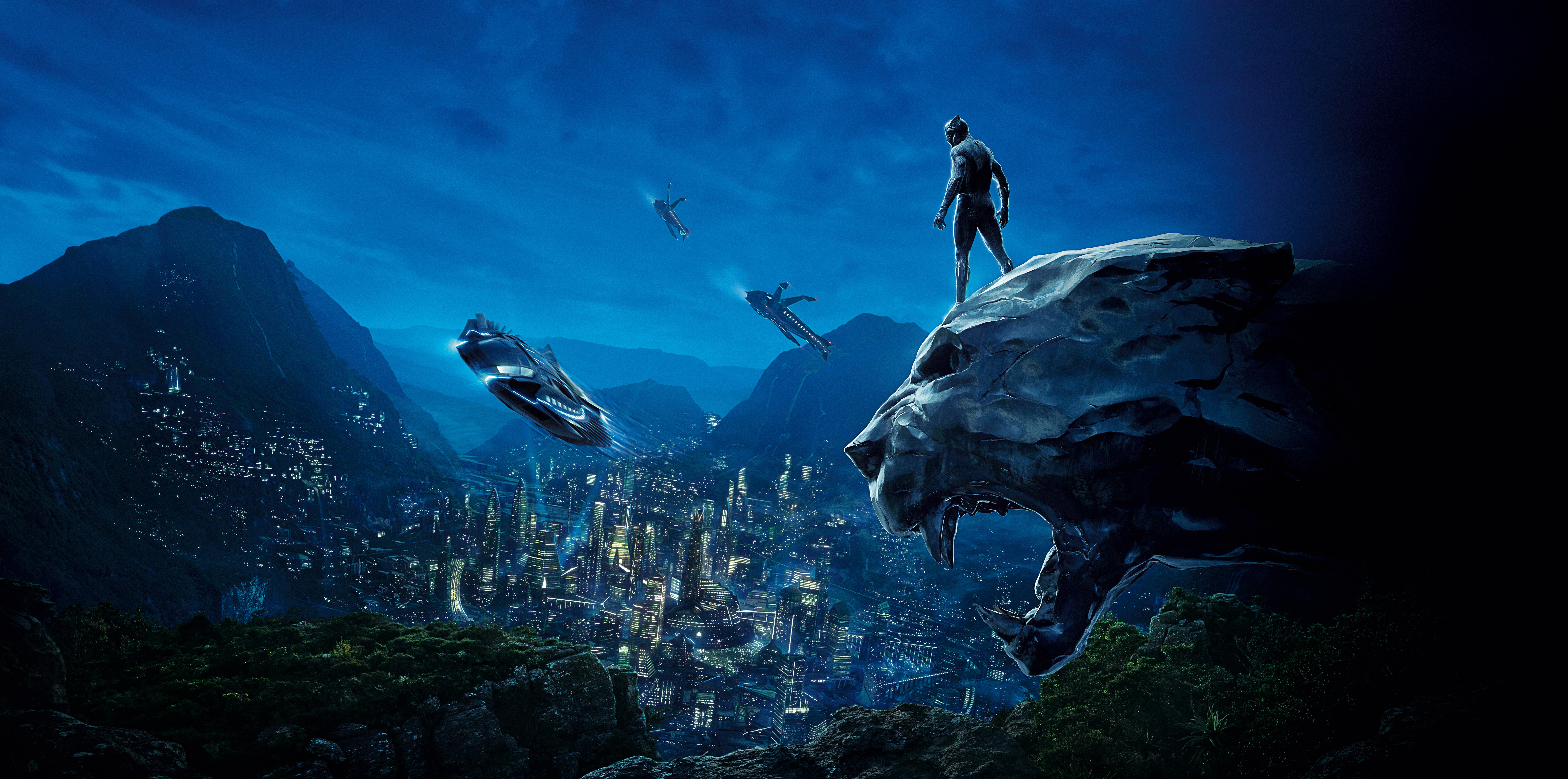 Wallpaper Black Panther, 4K, 8K, Movies