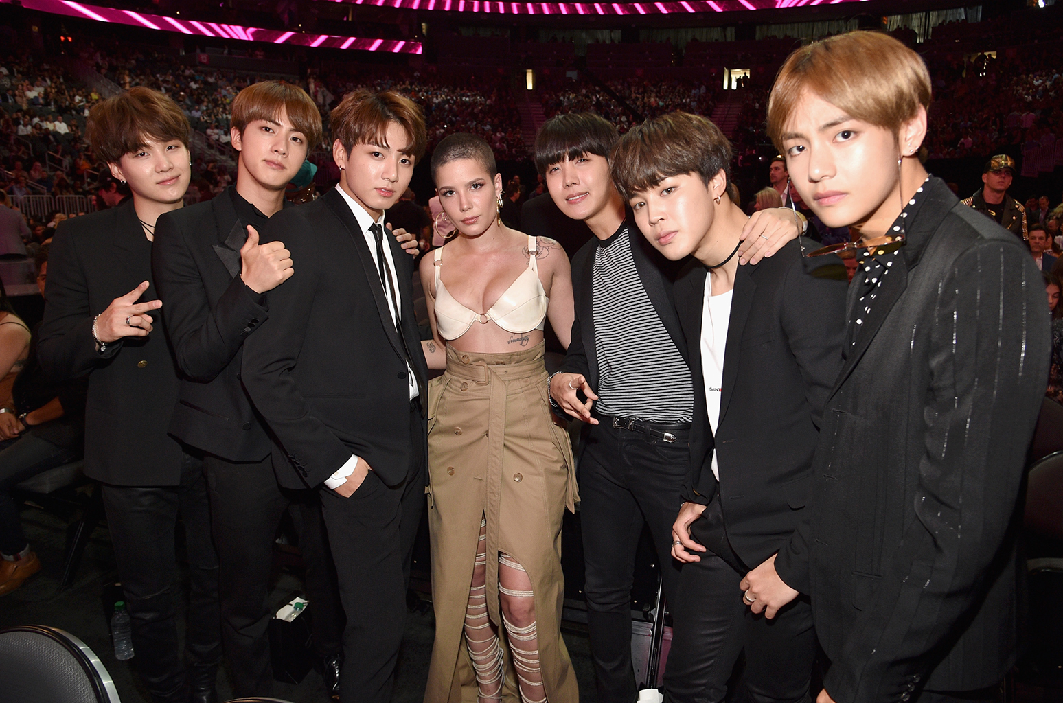Halsey Gifts BTS With Beautiful Friendship Bracelets
