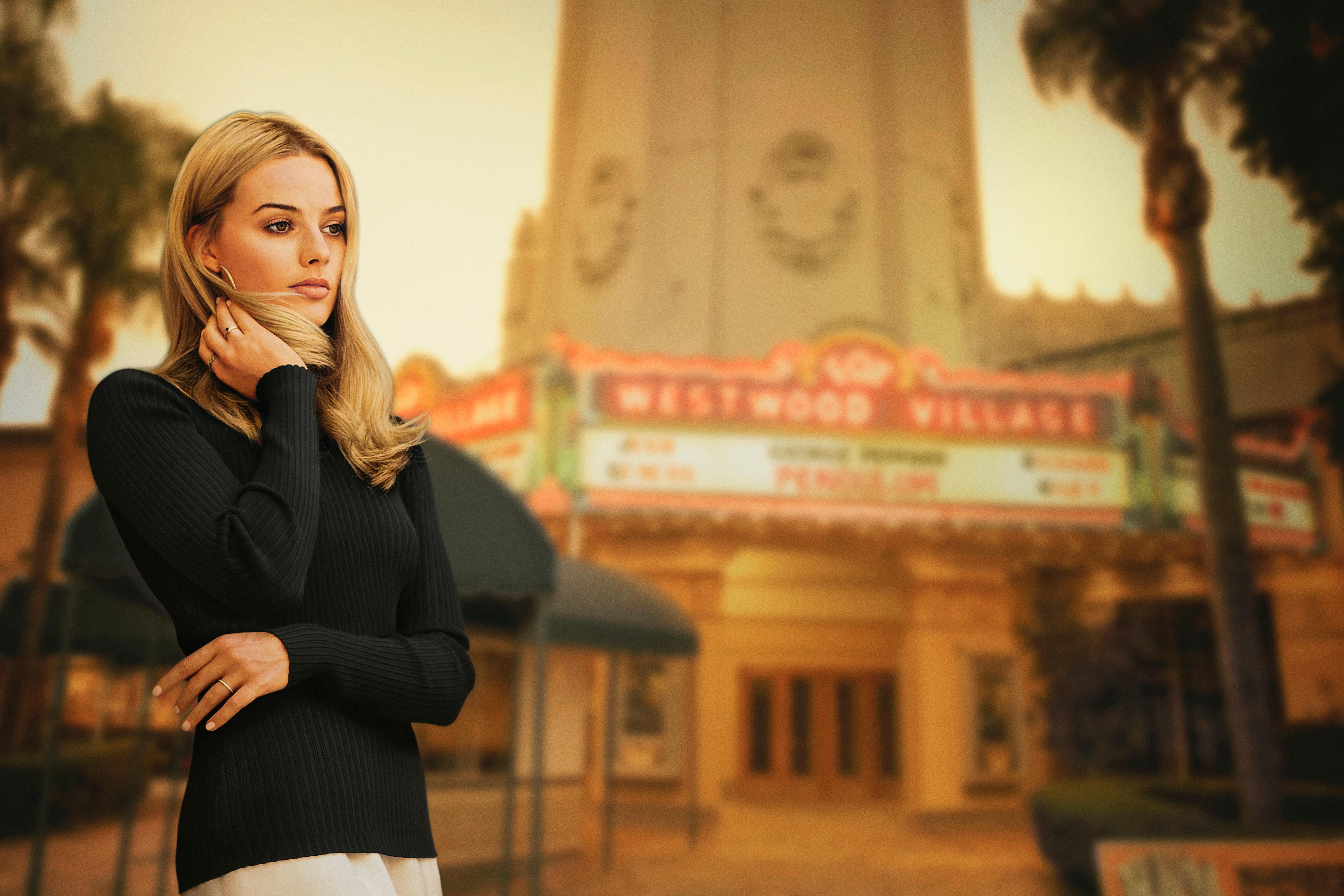 Wallpaper Margot Robbie, Once Upon a Time In Hollywood, 5K