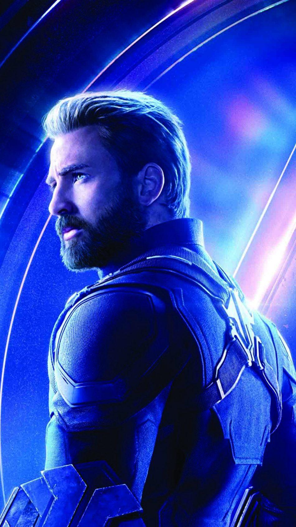 Chris Evans In Avengers Infinity War Free 4K Ultra HD Mobile Wallpaper