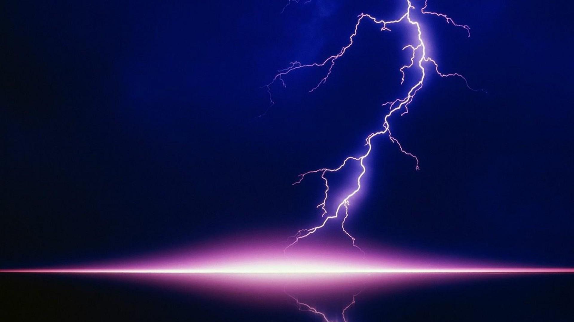 Lightning Wallpaper, Blue, Hd, Lightning, Violet, Widescreen