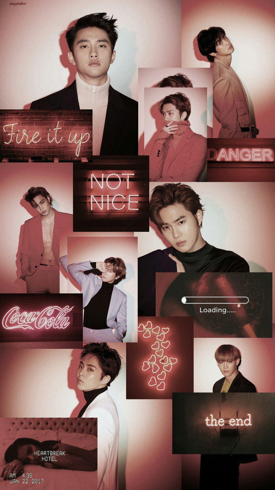 Exo comics. EXO. EXO, Exo lockscreen, Kpop exo