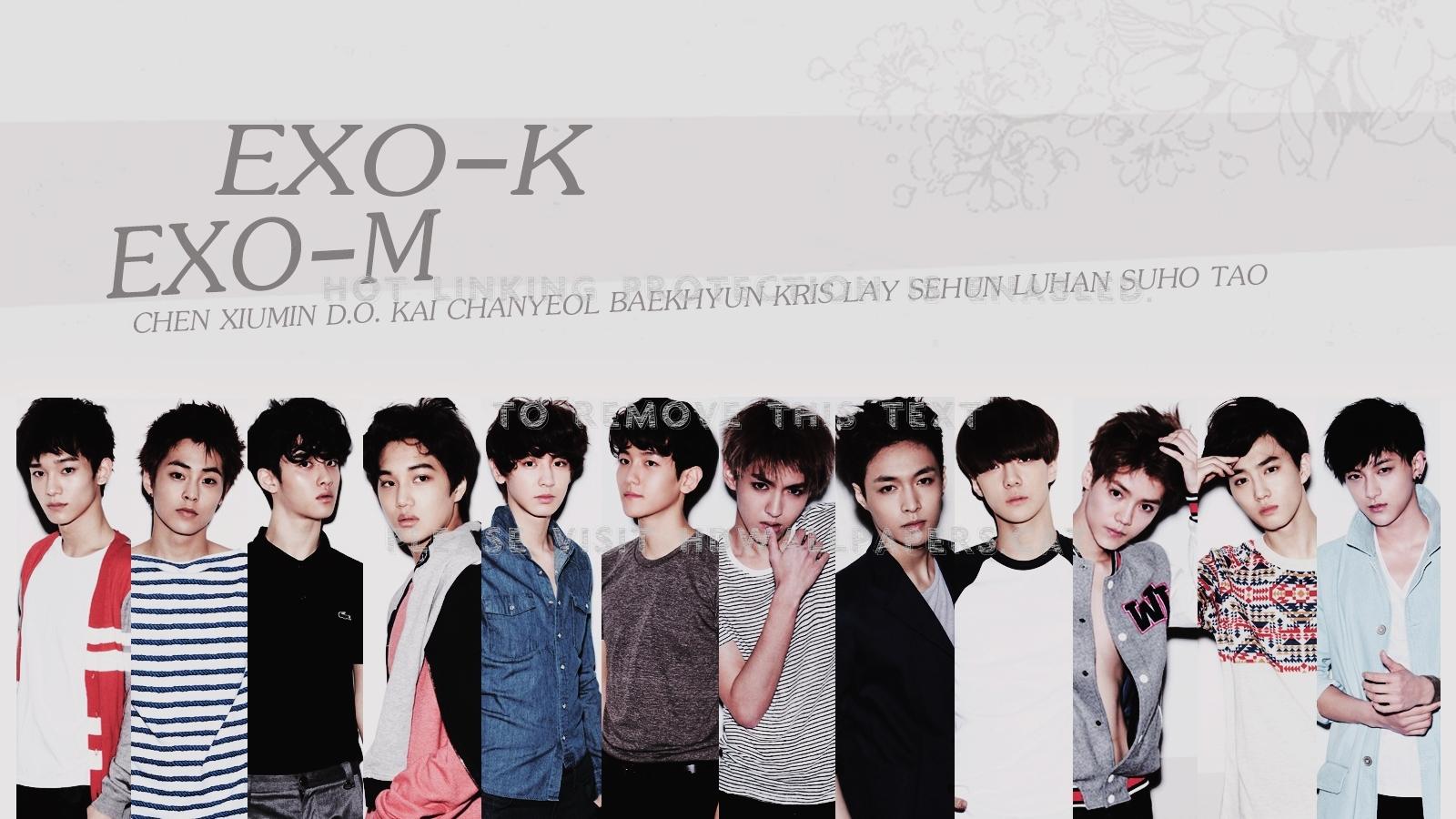 exo (exo m k) korean sehun tao kyungsoo kai