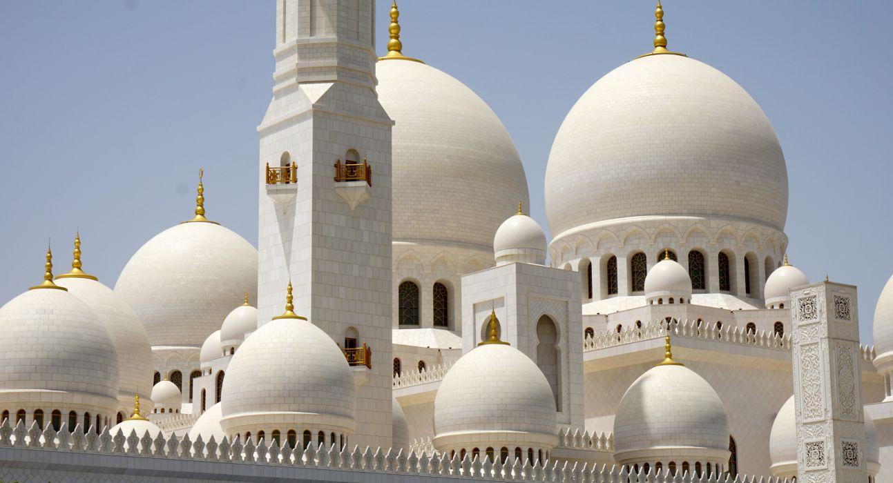 Abu dhabi architecture building culture daylight dome grand mosque