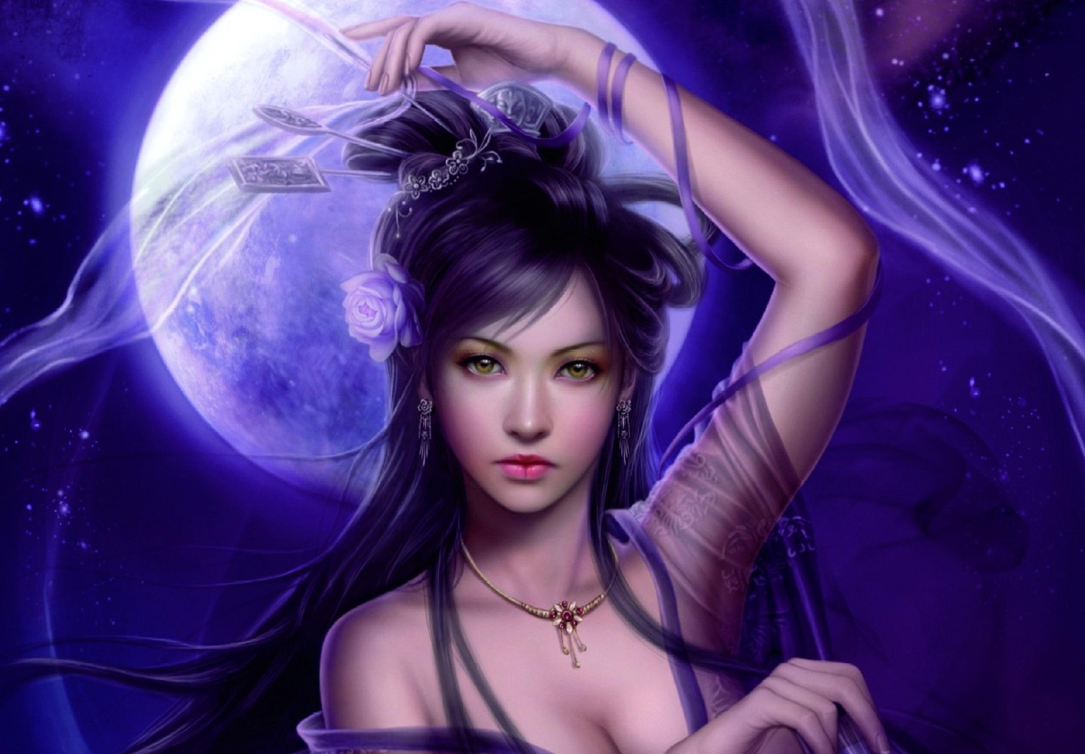 Moon Girl Wallpaper 358539, Wallpaper13.com