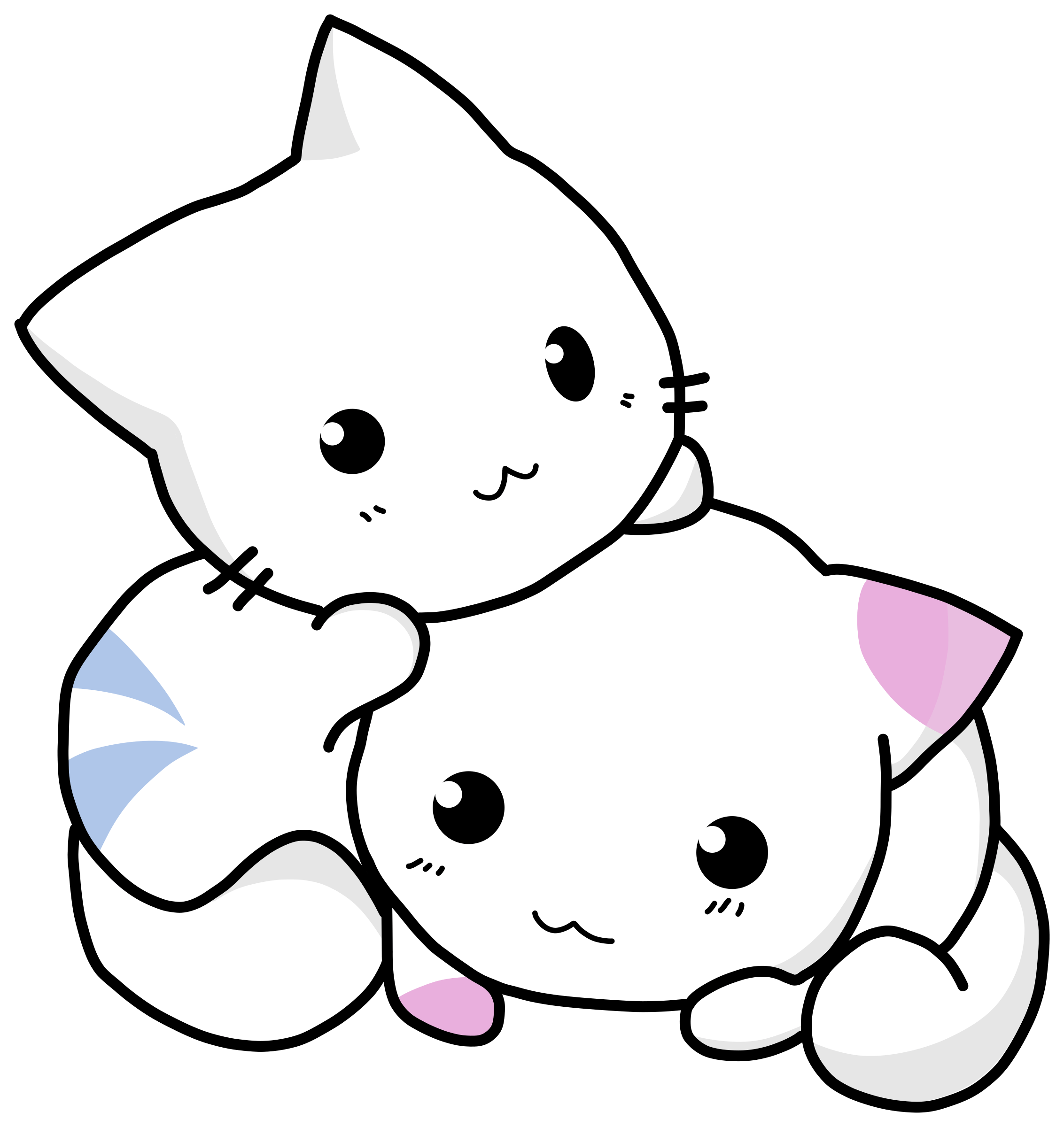 Kitten clipart kawaii cat for free download and use in presentations