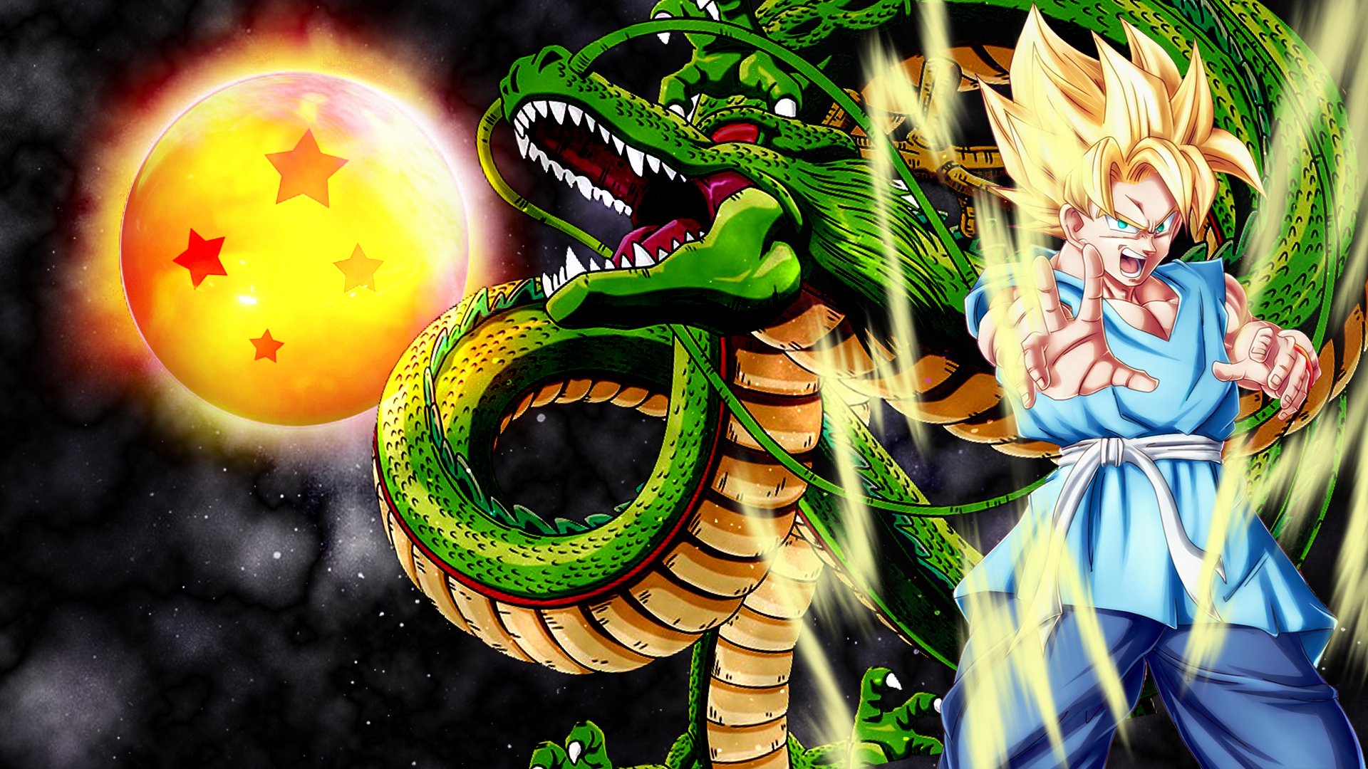 Goku and Shenron