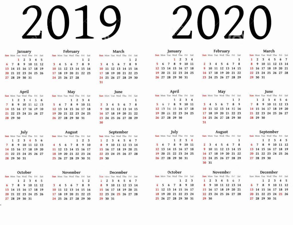 Free Printable Academic Calendar 2019 15 Free Printable 2019