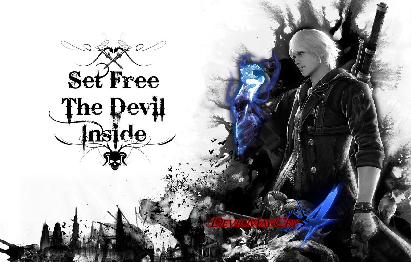 Wallpaper sword, Devil may cry 4, Nero, dante, DmC image for desktop, section игры