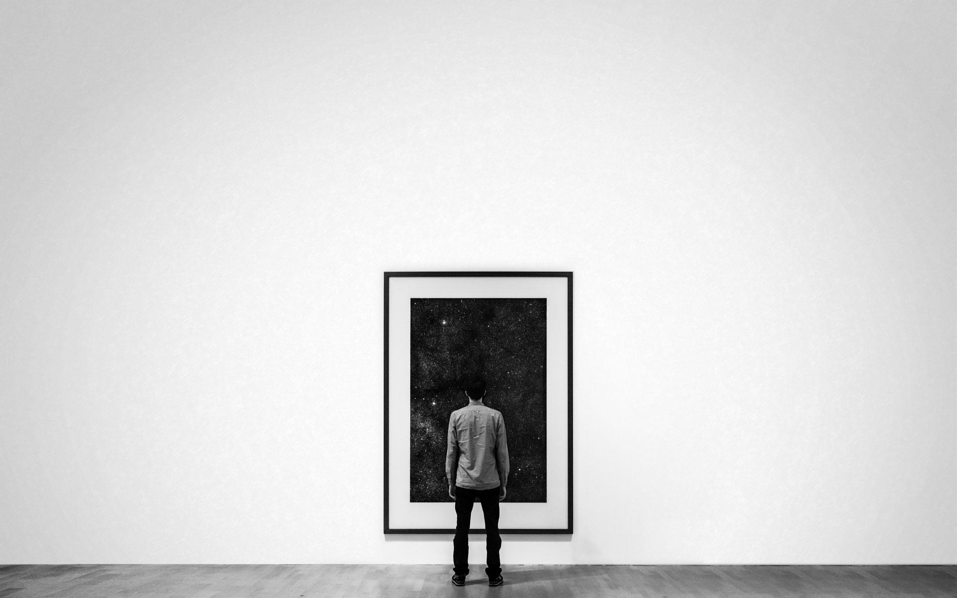 Portrait BW Gray Grey Person wallpaperx1200