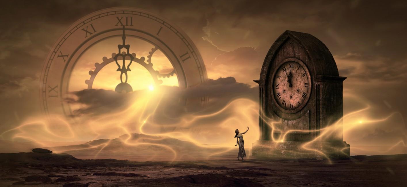 Clock Fantasy Mysterious Girl Time , Image