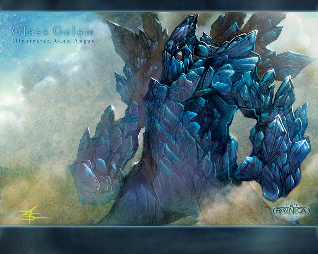 Wallpaper of the Week: Glass Golem. MAGIC: THE GATHERING