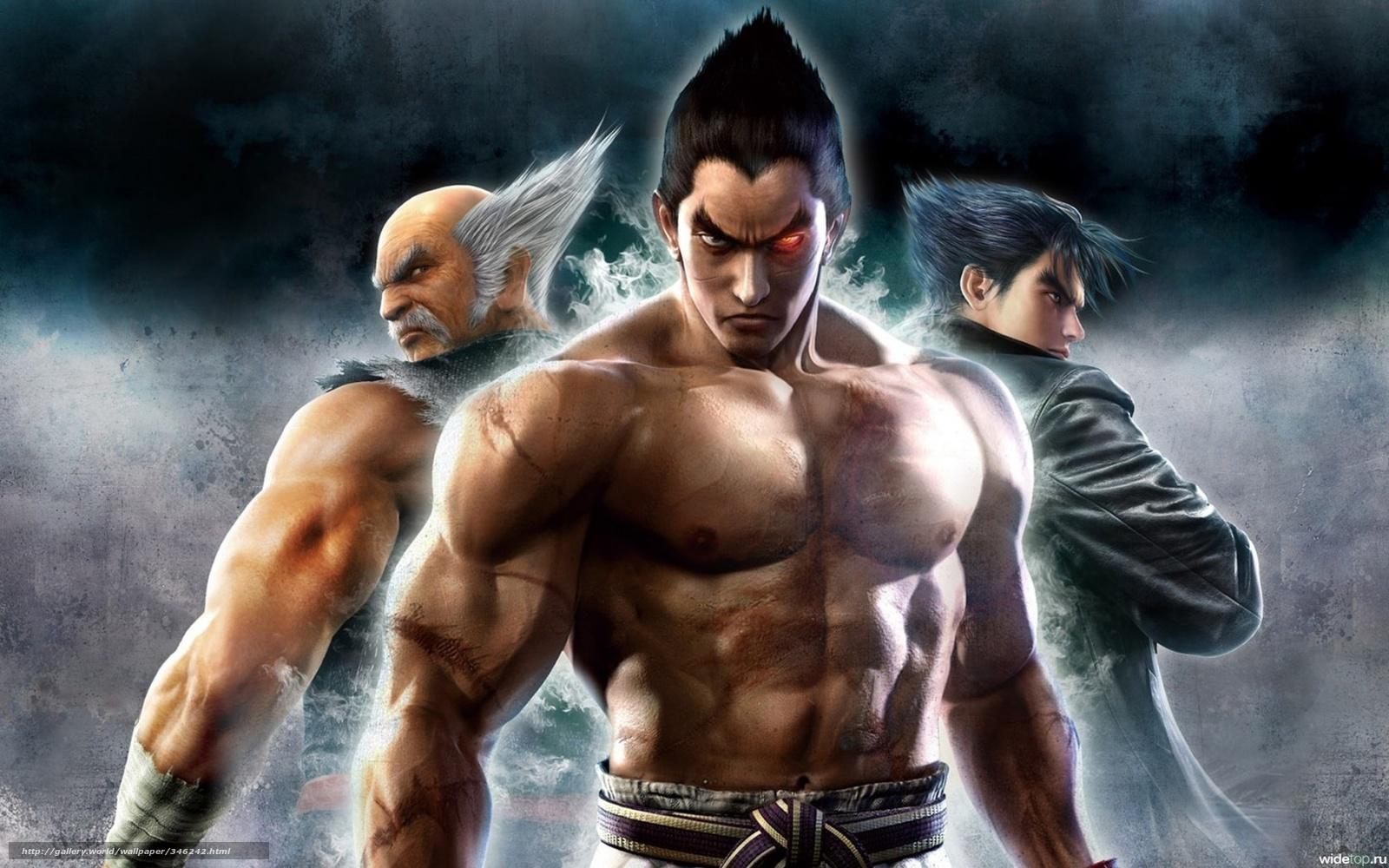 Download Kazuya Mishima In Black Wallpaper