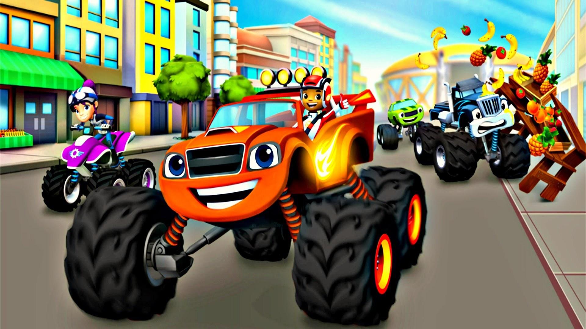 Wallpaper Blaze Monster Machines And