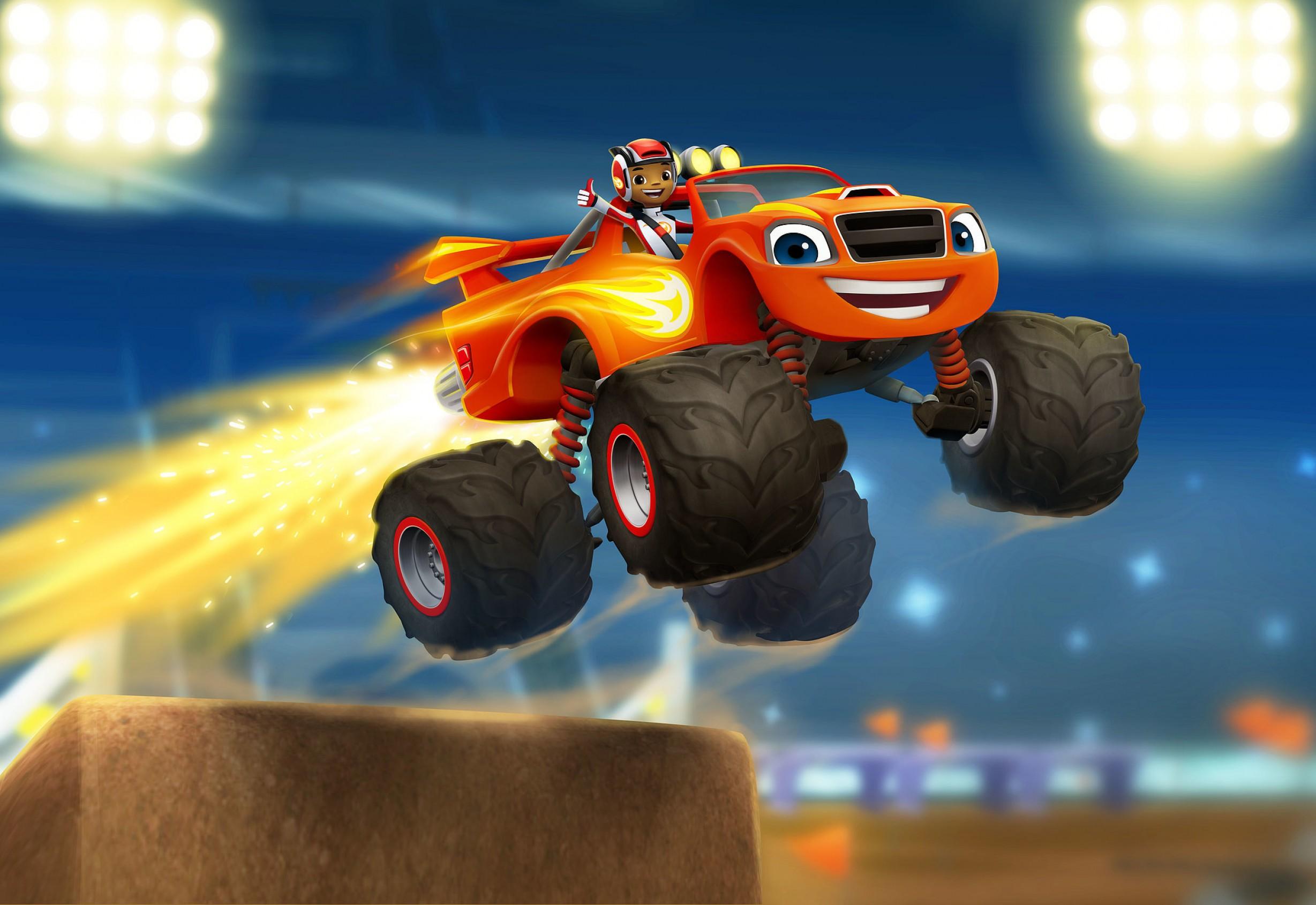 Blaze Monster Truck Vector Graphics