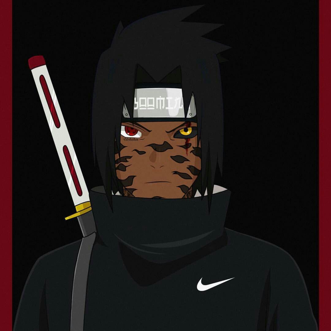 X. Anime art, Black anime characters, Naruto fan art
