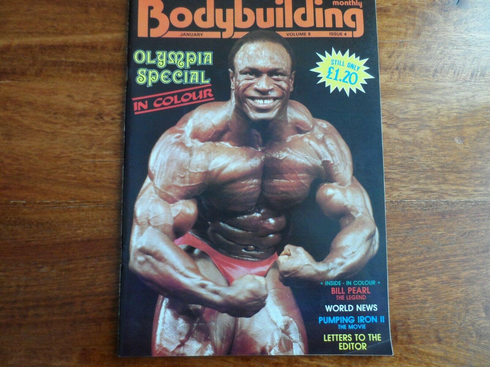 BODYBUILDING MONTHLY 1986 Haney cover Olympia