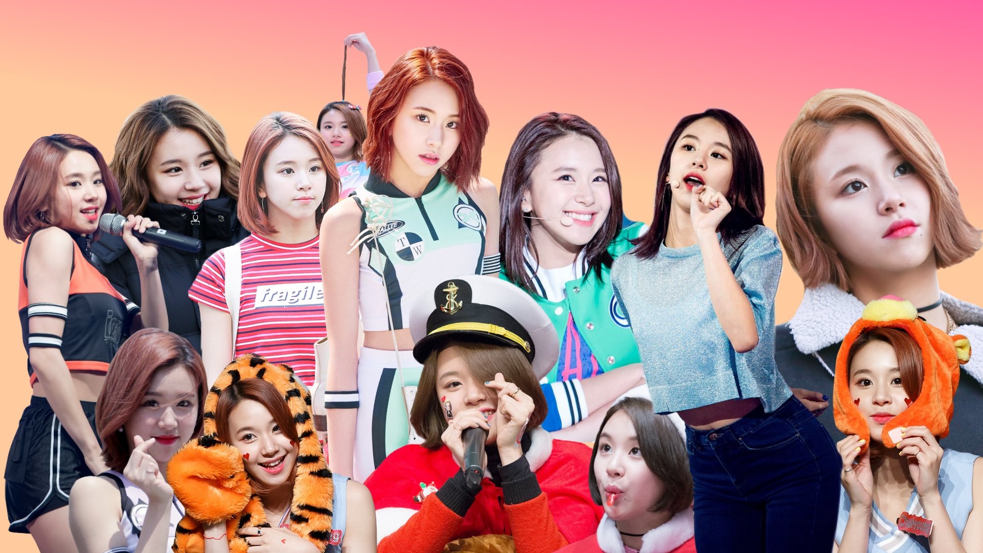Chaeyoung Collage Wallpaper