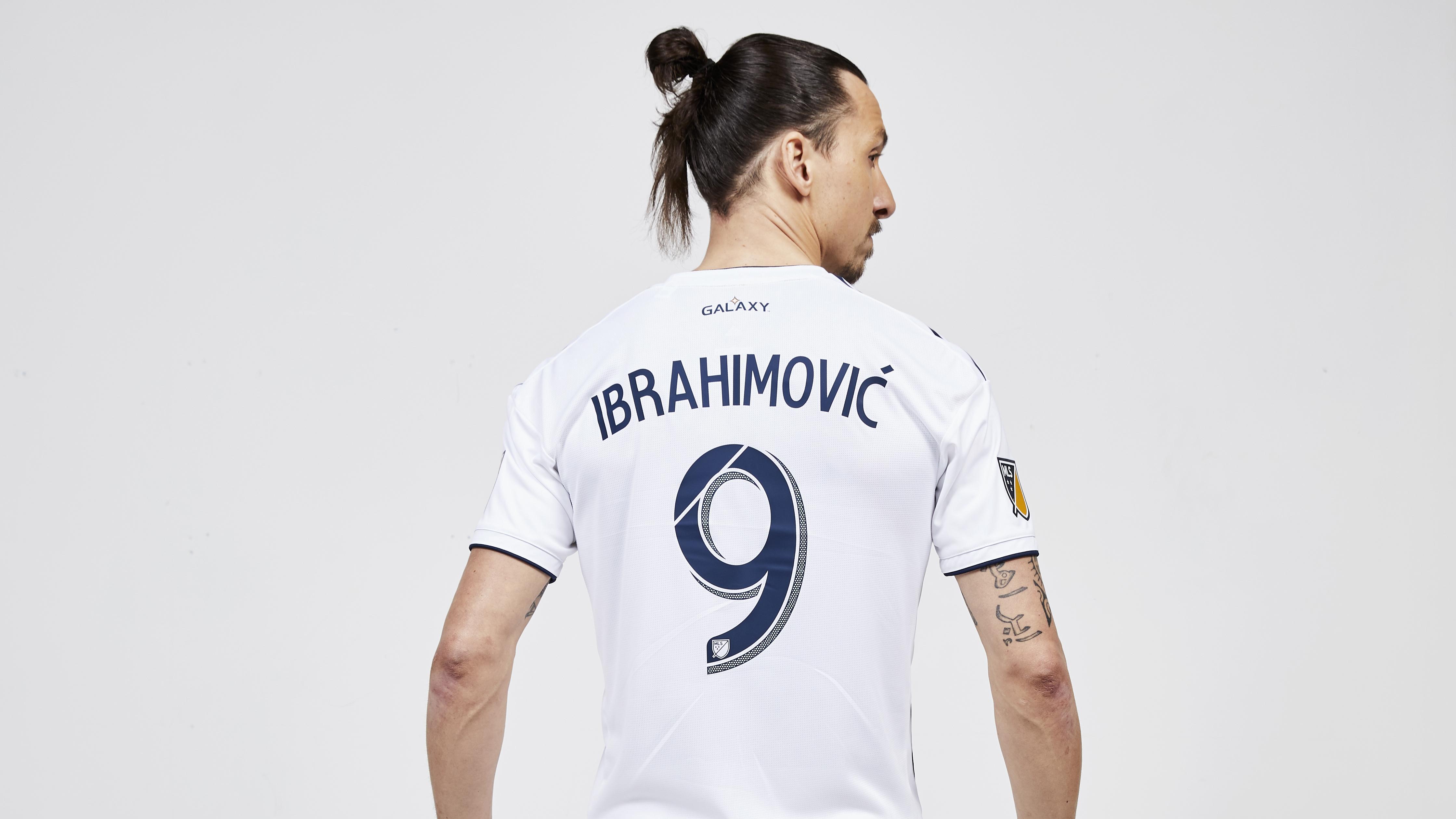 Have your first look at Zlatan Ibrahimović in an LA Galaxy kit. LA