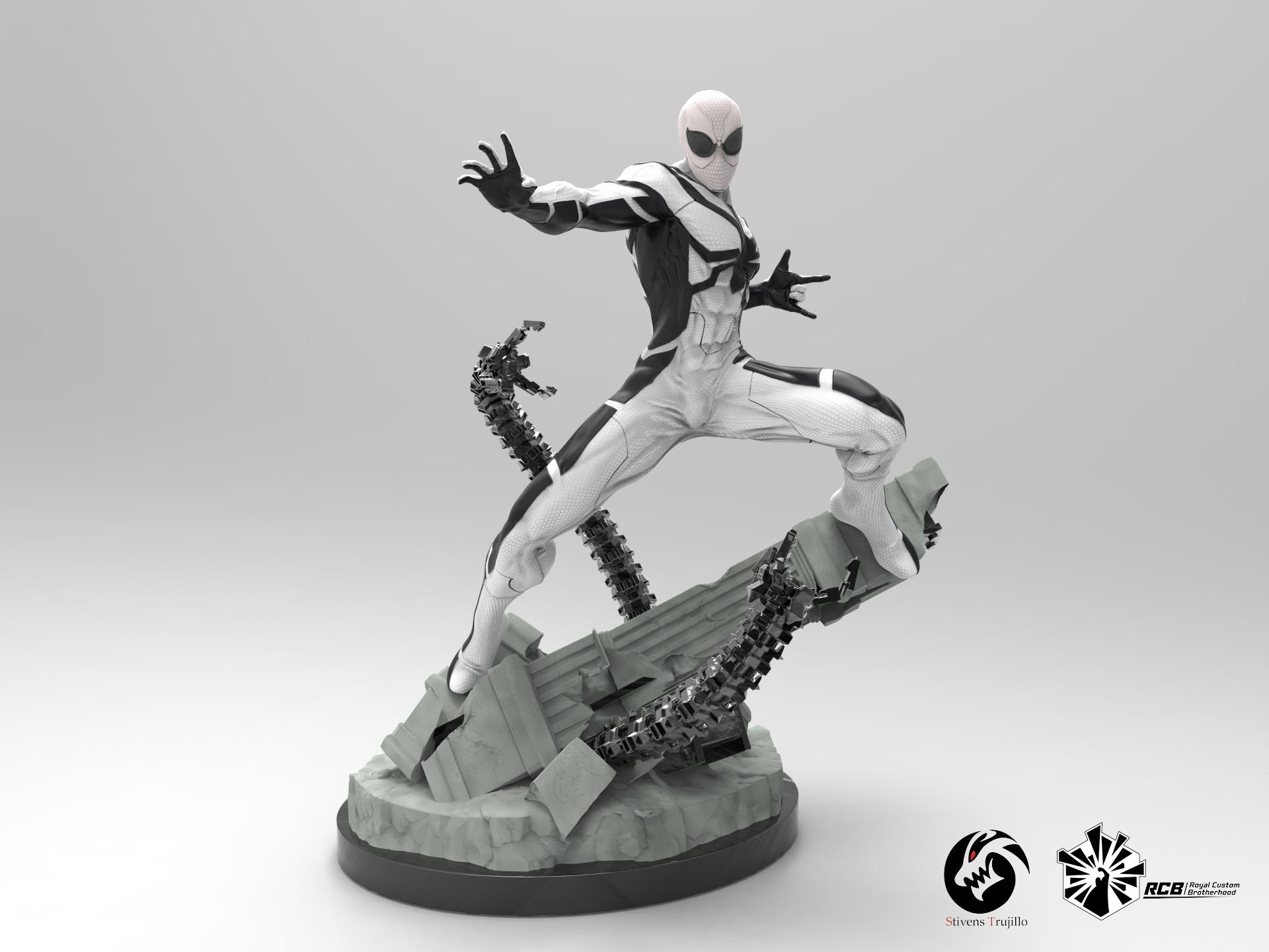 Spiderman Future Foundation 1 4 Scale Statue, Stivens