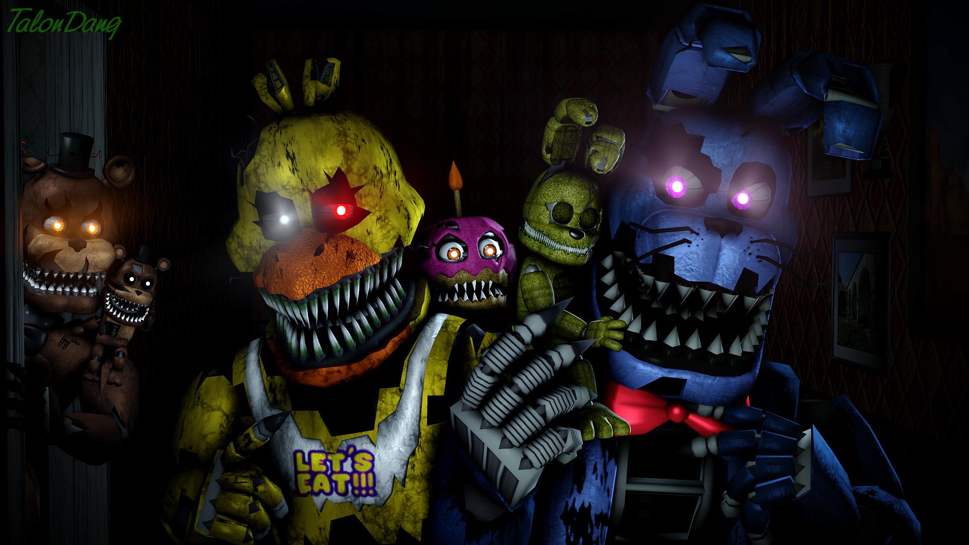 FNaF 4, Nightmare Bonnie wallpaper