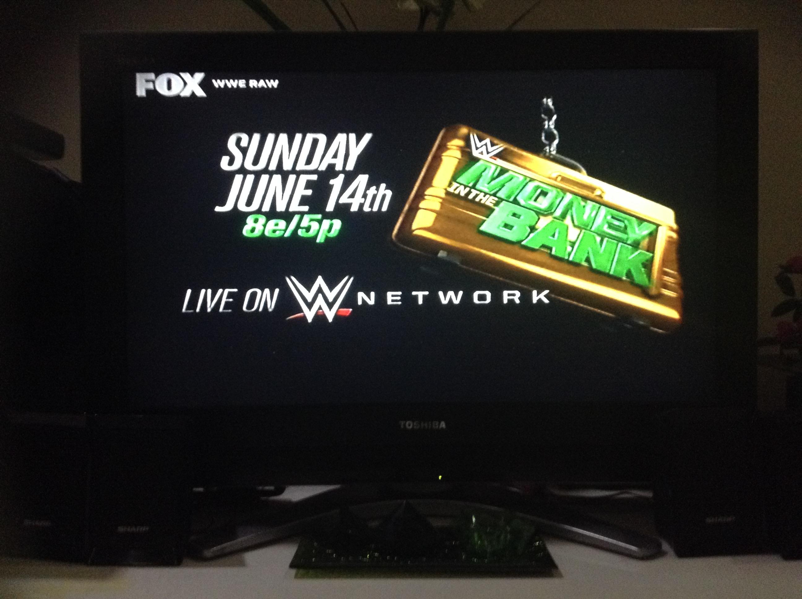 WWE Network image WWE Money in the Bank 2015 at WWE Raw HD