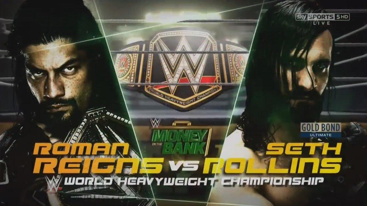 WWE Money In The Bank Promo 2016 Reigns vs Seth Rollins