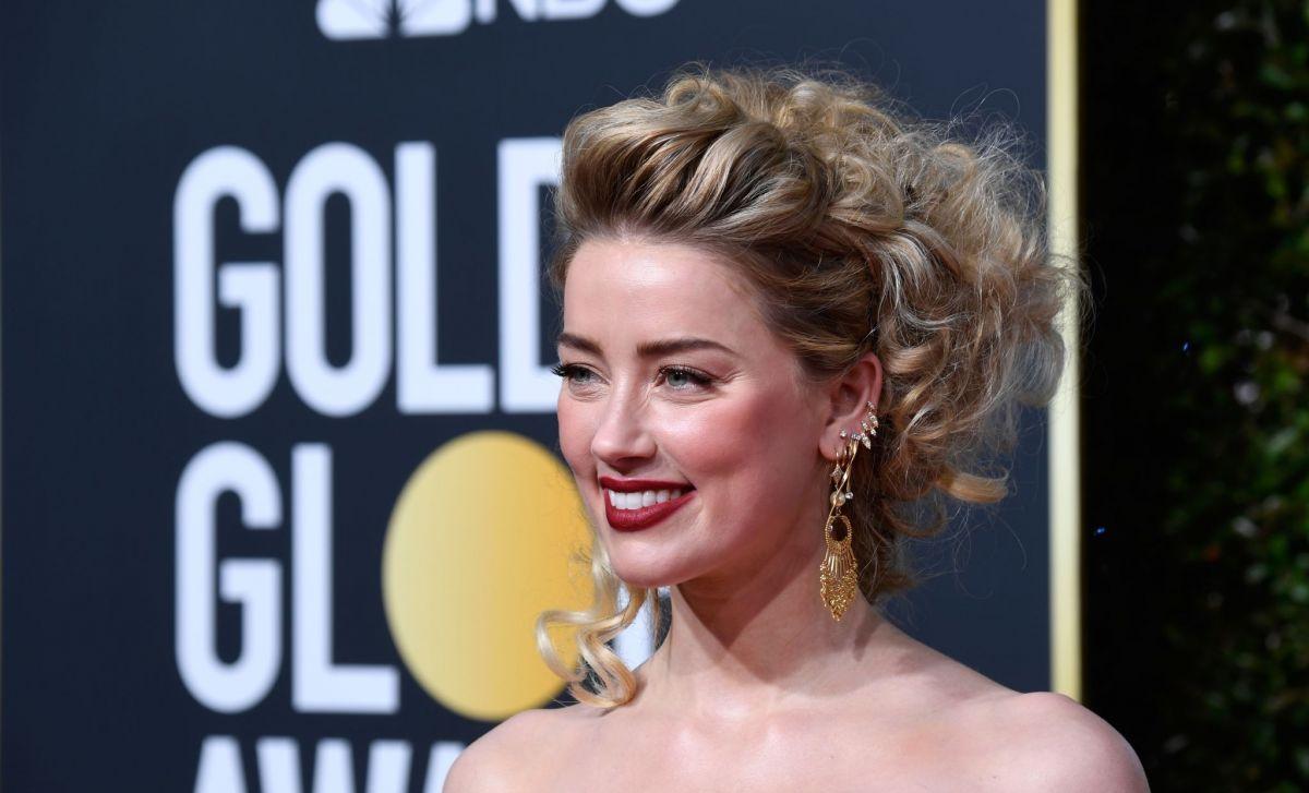Amber Heard at 2019 Golden Globe Awards in Beverly Hills