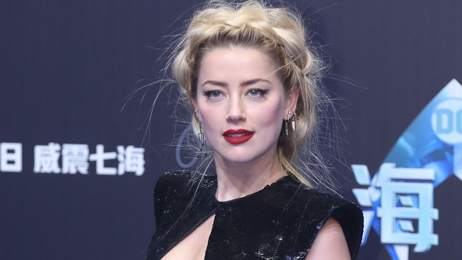 Amber Heard Discusses Her Divorce & Being a Survivor in New