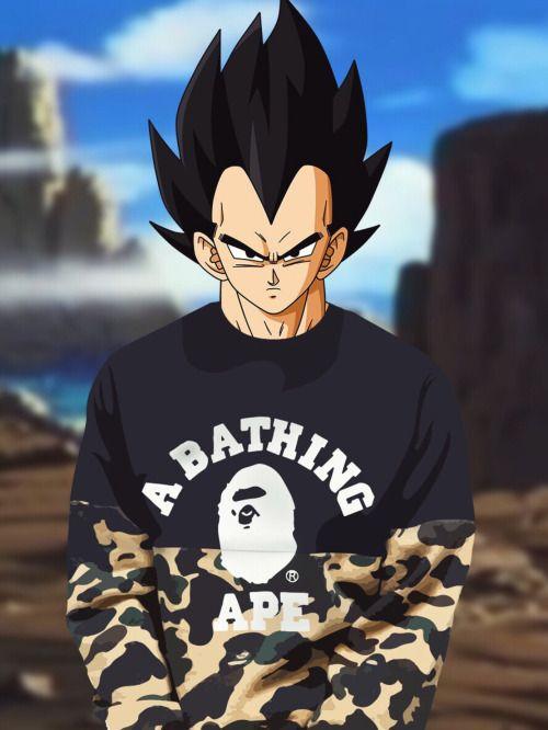Vegeta with a bathing ape Google with a bathing ape Google. A E S T H E T I C. Supreme Wallpaper